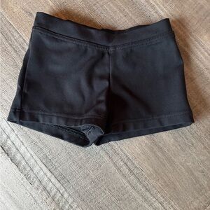 Black cheer/gymnastics shorts